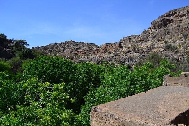 Geisterdorf Jabal Akhdar Gebirge